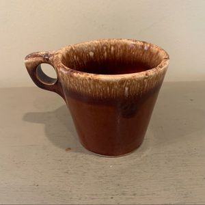 Vintage Hull USA Brown Drip Mug